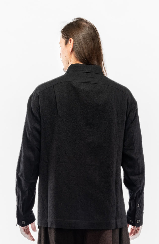 Deconstructed Wool Shirt