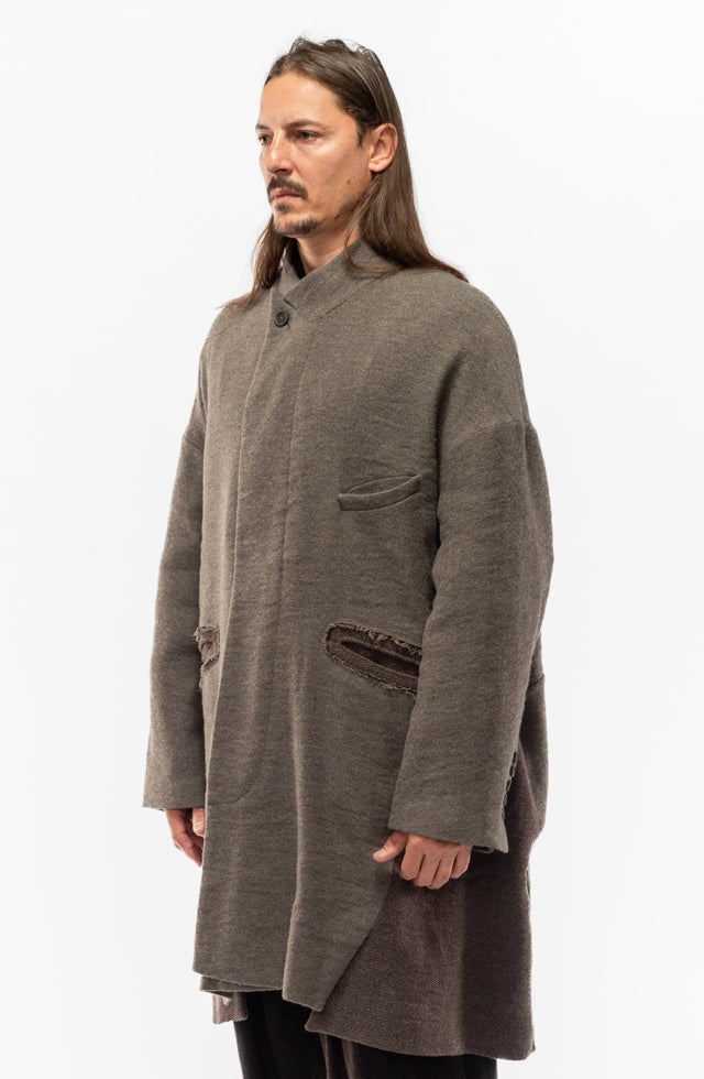 Wide Grey Coat