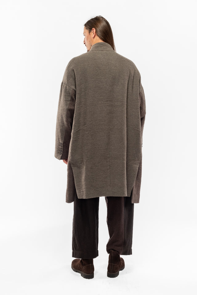 Wide Grey Coat