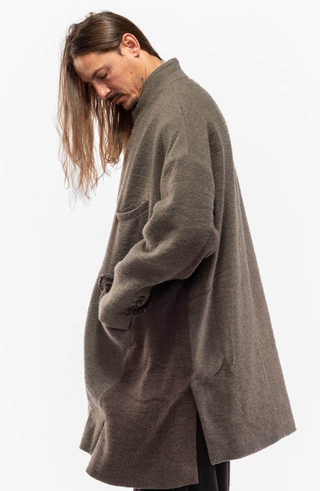 Wide Grey Coat