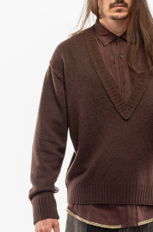 Big V-neck Pullover