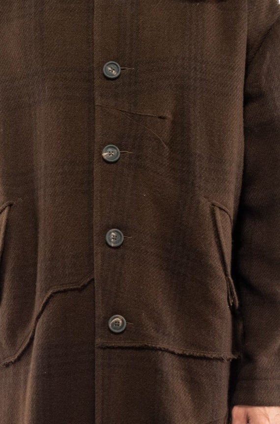 Plaid Car Coat