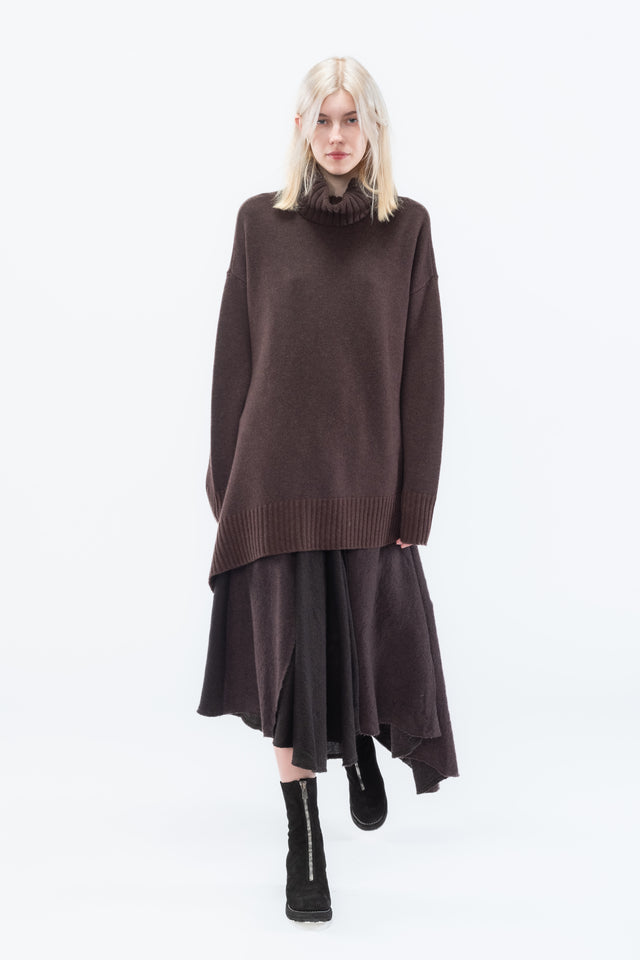 Asym Knit Turtle