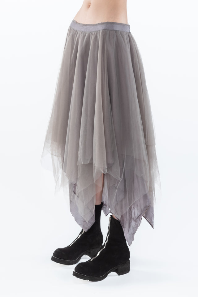 Dusty Grey Tulle Skirt