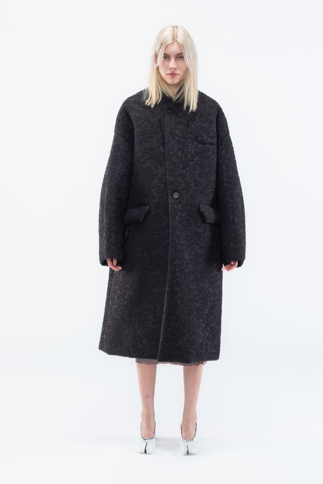 Floral Brocade Coat