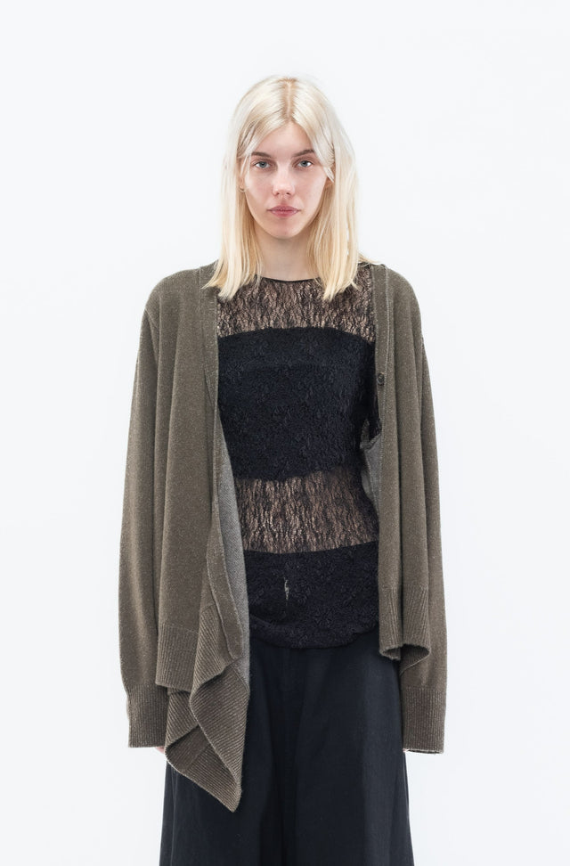 Asym Knit Cardigan
