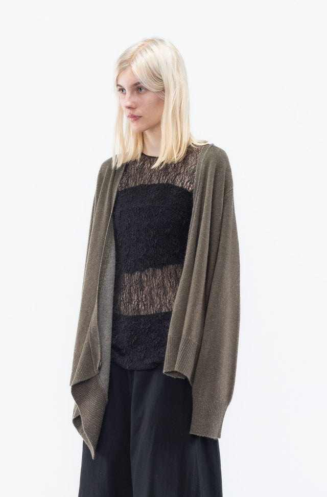 Asym Knit Cardigan