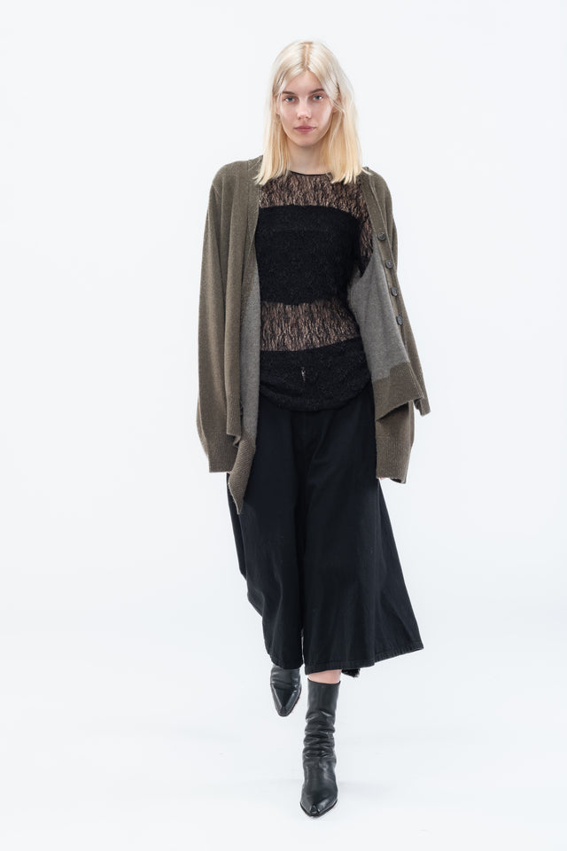 Asym Knit Cardigan