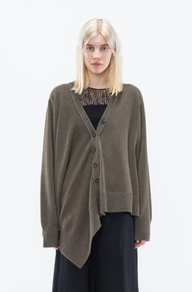 Asym Knit Cardigan