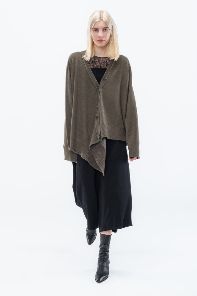 Asym Knit Cardigan