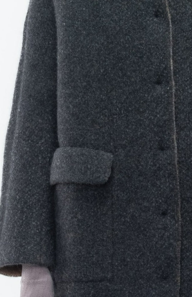 Round Neck Coat