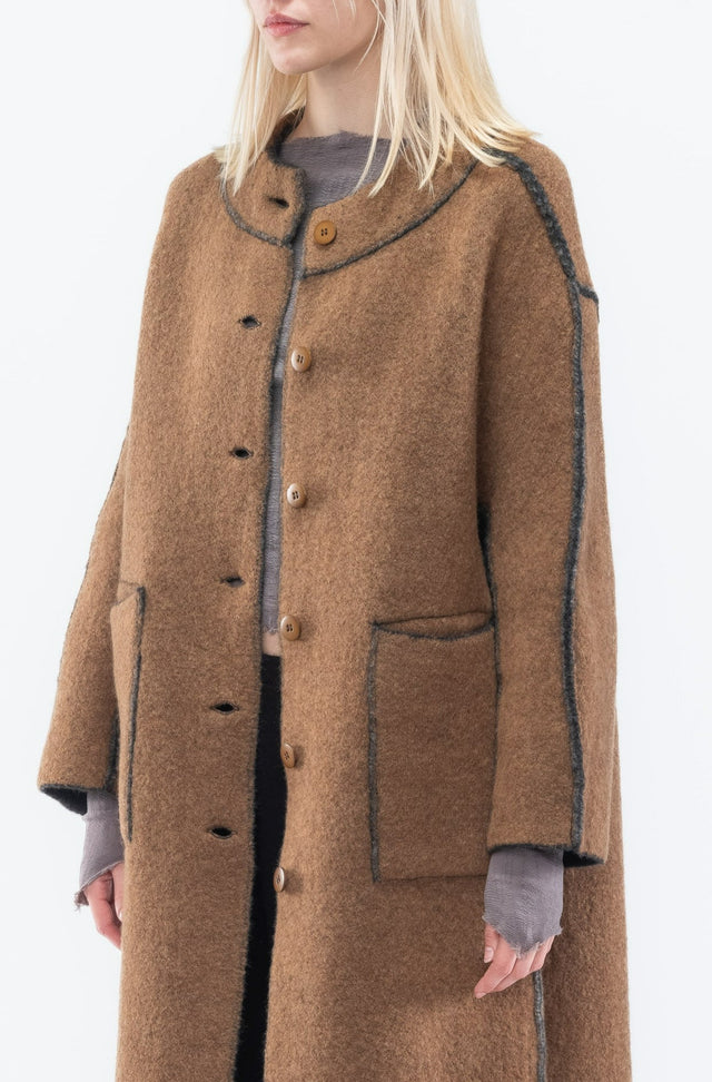 Round Neck Coat