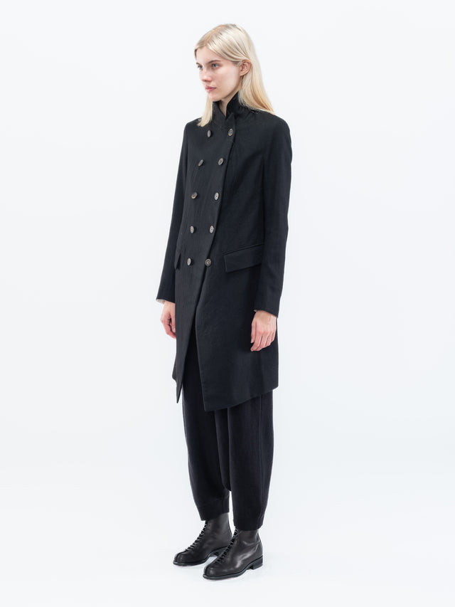 DB CUTAWAY COAT BLK