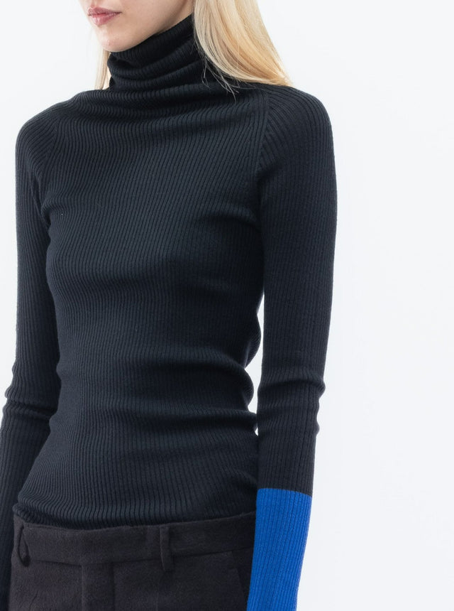 Color Combi Turtleneck