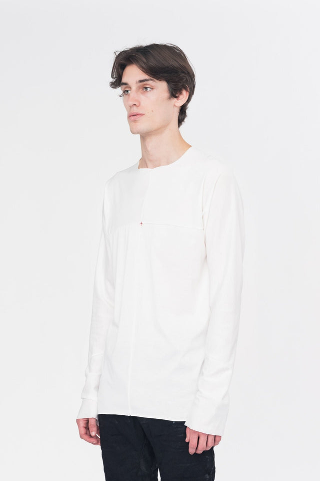 One Piece LS Tee Lightweight White