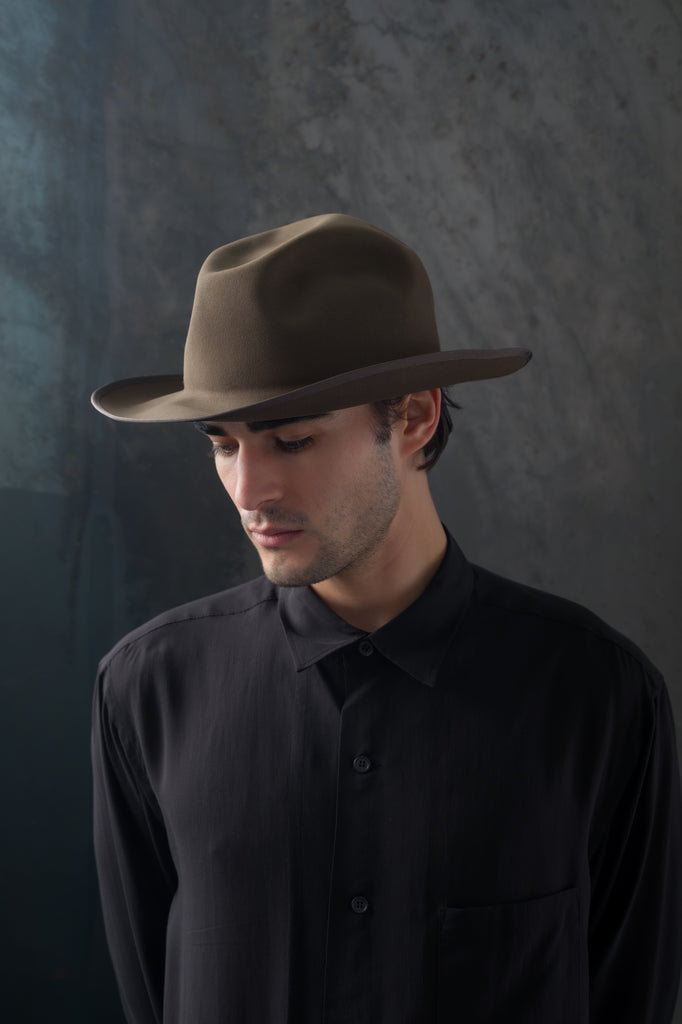 Horisaki Round Crown Fedora