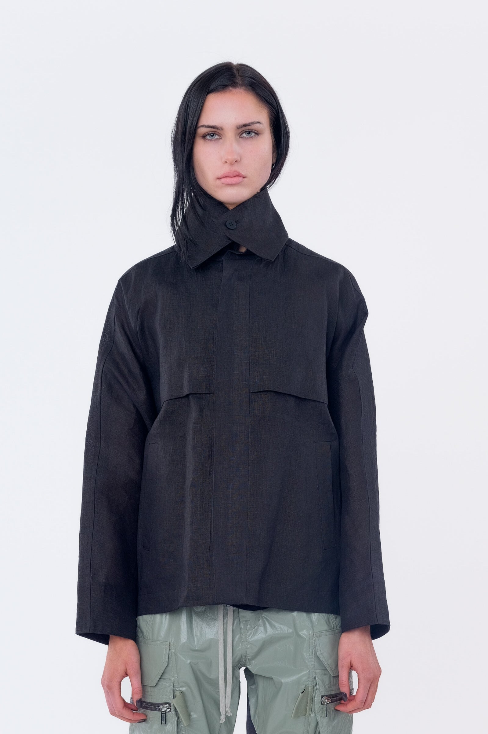 ワンピース ISSEY MIYAKE AERATE MIDI DRESS (IM46KH816 79 DARK NAVY) Issey Miyake Navy & White Aerate Midi Dress - Dresses