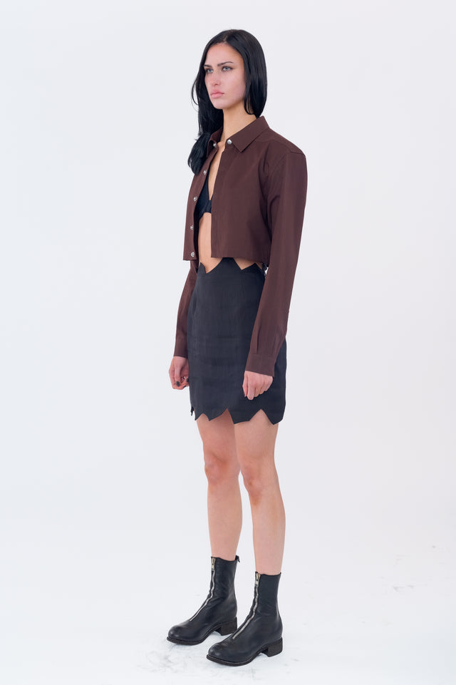 Zig Zag Mini Skirt
