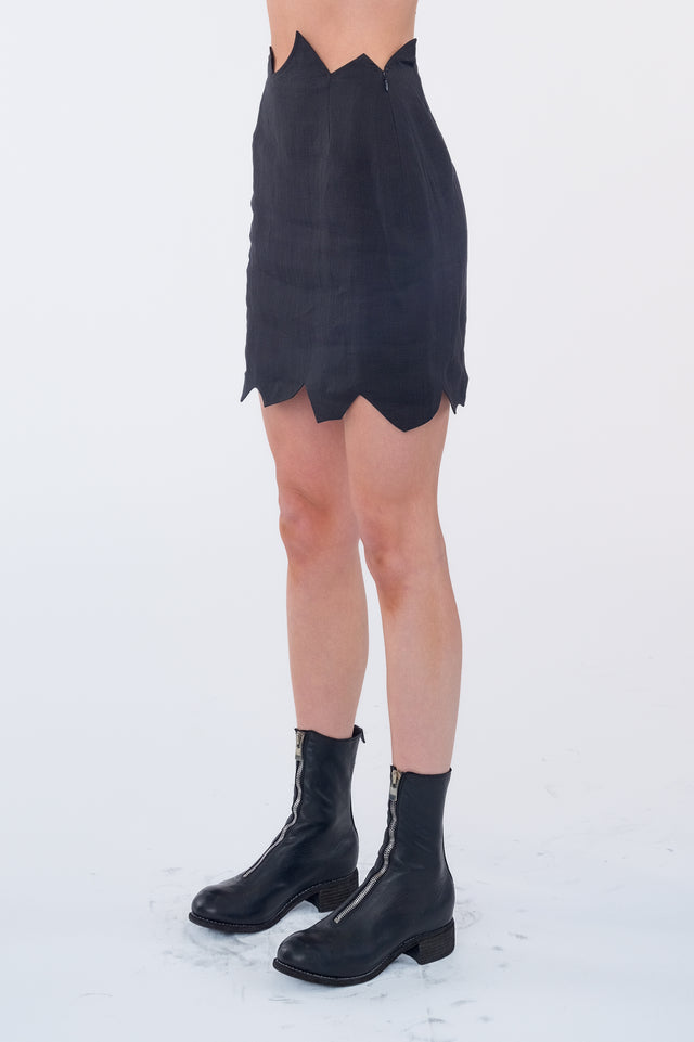 Zig Zag Mini Skirt