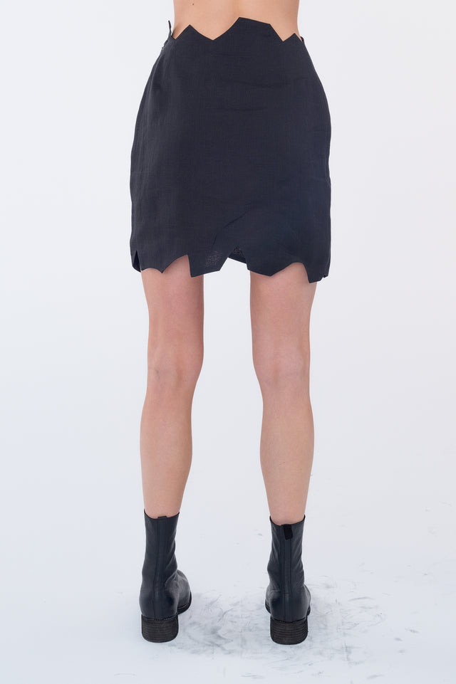 Zig Zag Mini Skirt
