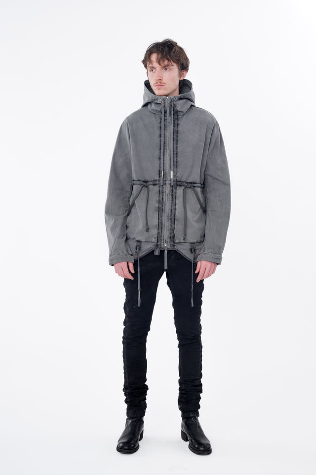Dark Gray Padded Jacket 5