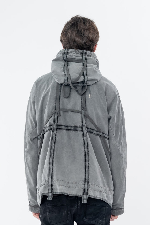Dark Gray Padded Jacket 5