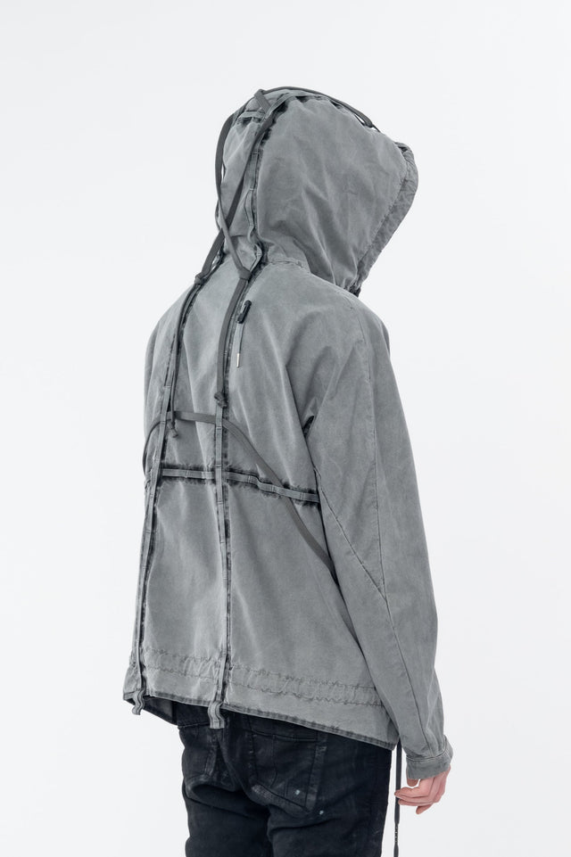 Dark Gray Padded Jacket 5
