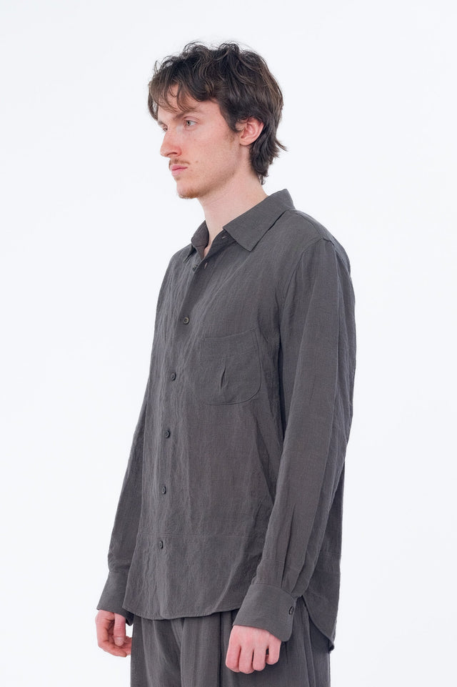 Linen Chest Pocket Shirt