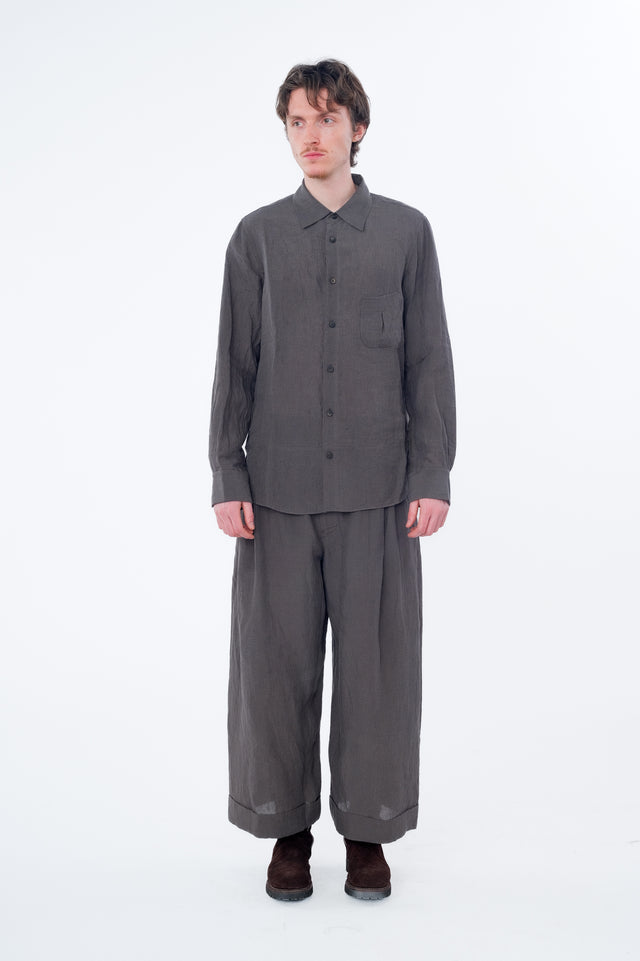 Linen Chest Pocket Shirt