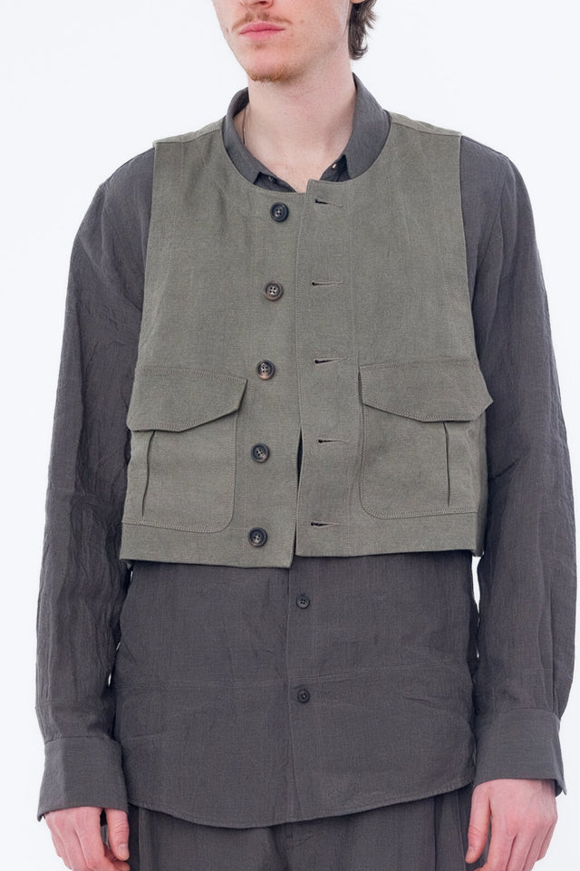 Cropped Vest