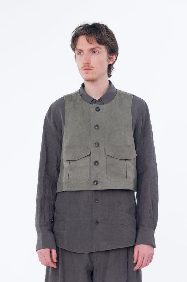 Cropped Vest