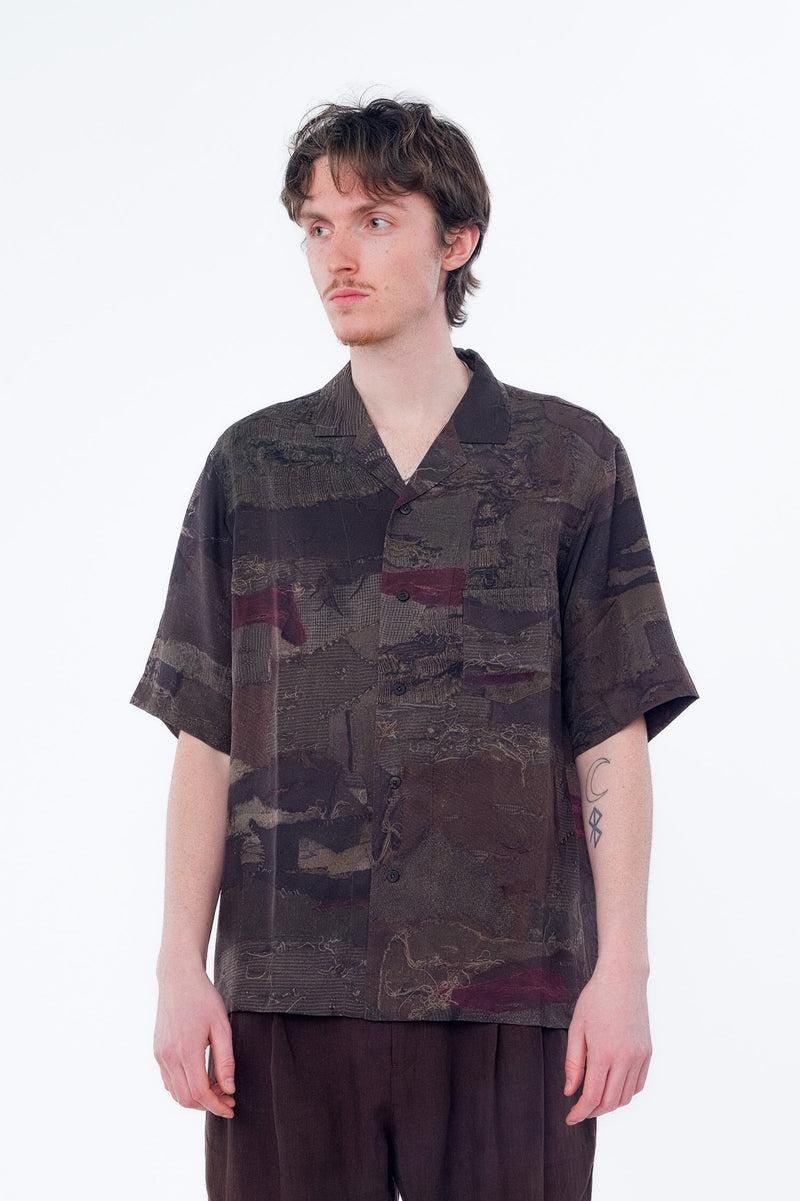 Patchwork Print Shirt