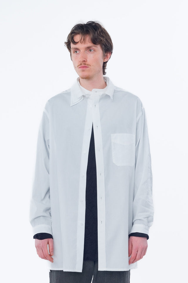 Chain Stitch Spare Collar Shirt