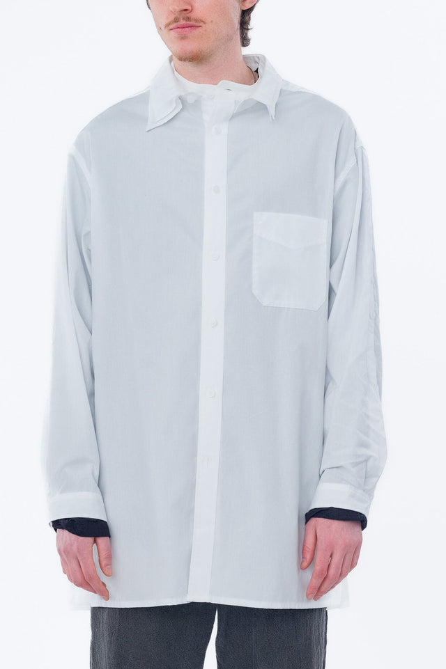 Chain Stitch Spare Collar Shirt