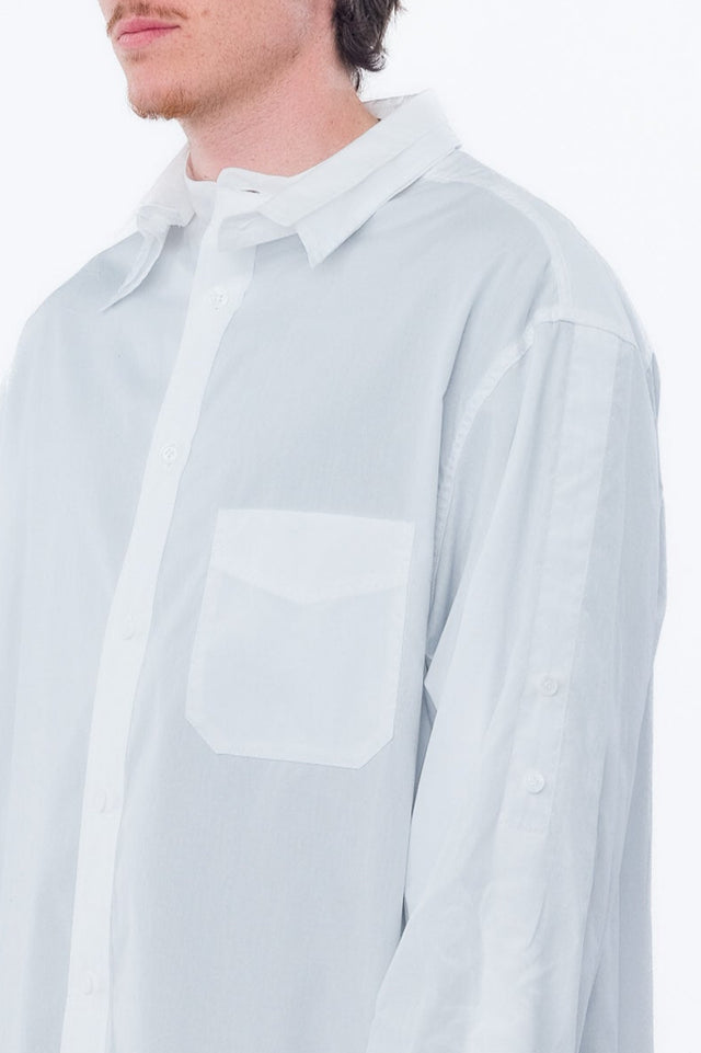 Chain Stitch Spare Collar Shirt