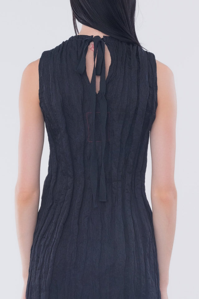 Black Wrinkled Dress