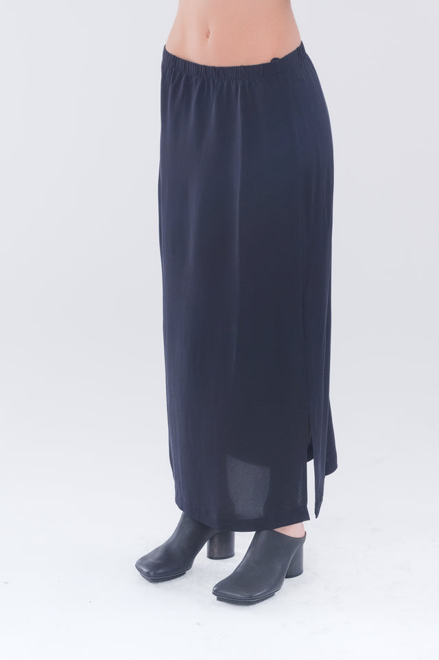 Silk Column Skirt