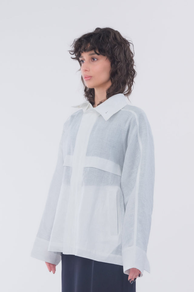 White Hempen Jacket
