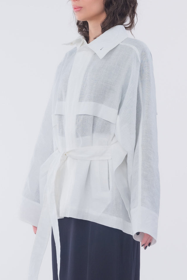 White Hempen Jacket