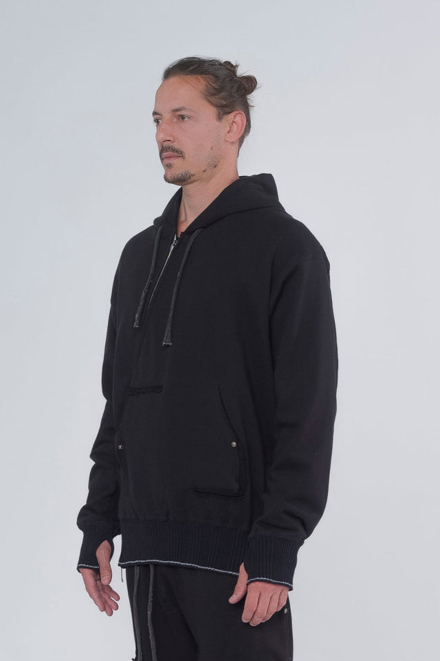 "Displacement" Sweat Hooded Parka