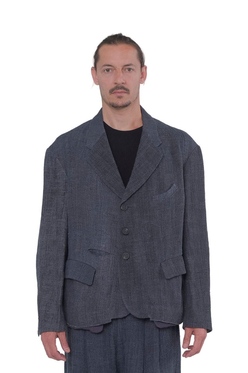 Cropped 3 Button Blazer