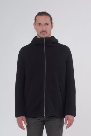 b*7様 LABEL UNDER CONSTRUCTION reversible Label Under Construction black-gray reversible coat for men