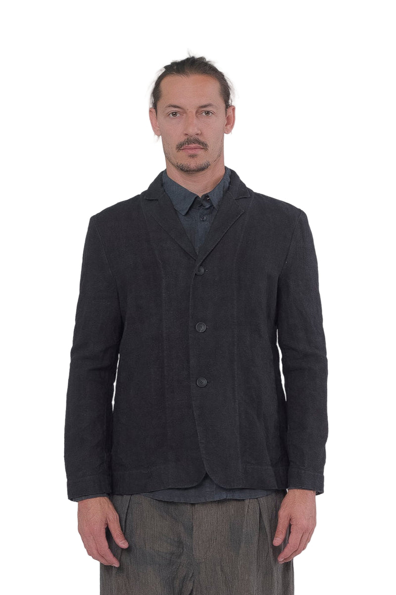 Dark Linen Blazer
