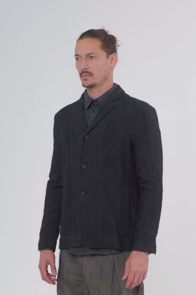 Dark Linen Blazer