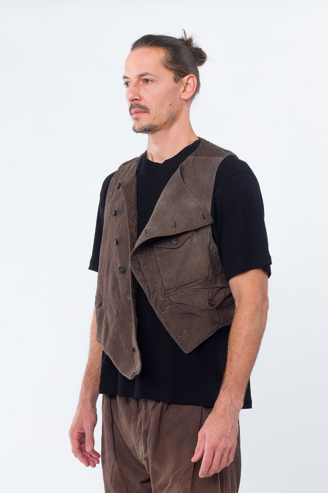 Jacquard Short Vest
