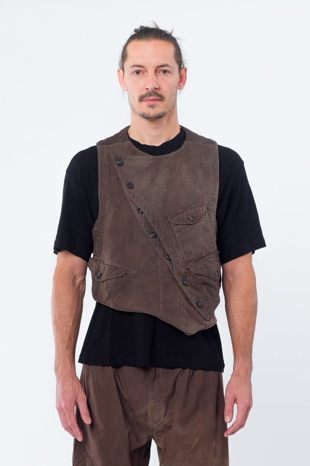 Jacquard Short Vest