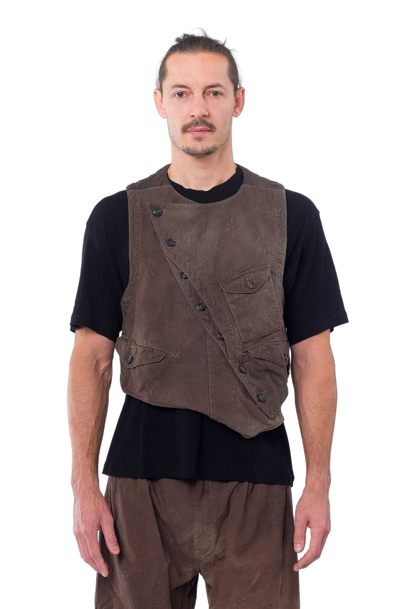 Jacquard Short Vest