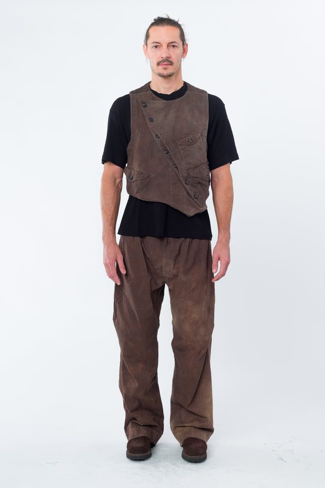 Jacquard Patchwork Trouser