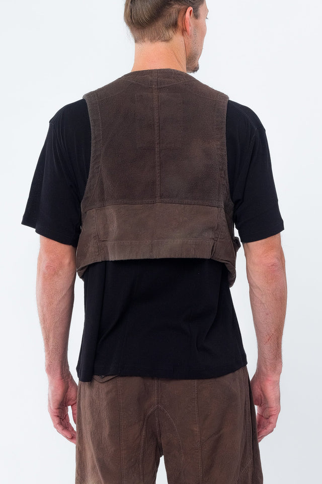Jacquard Short Vest