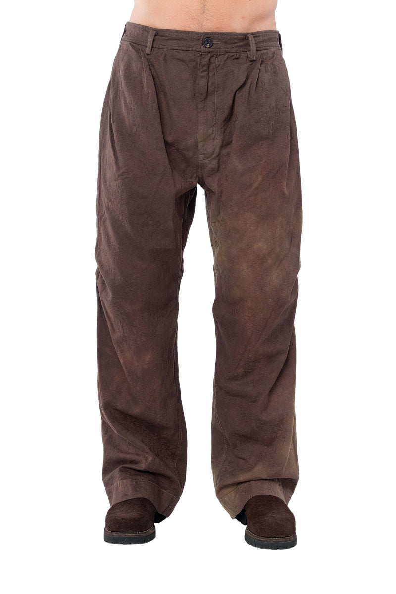 Jacquard Patchwork Trouser